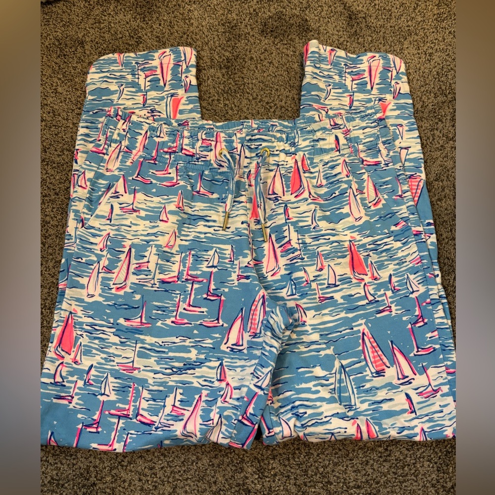 Lilly Pulitzer Boatylicious Emora Knit Pant - Picture 1 of 5